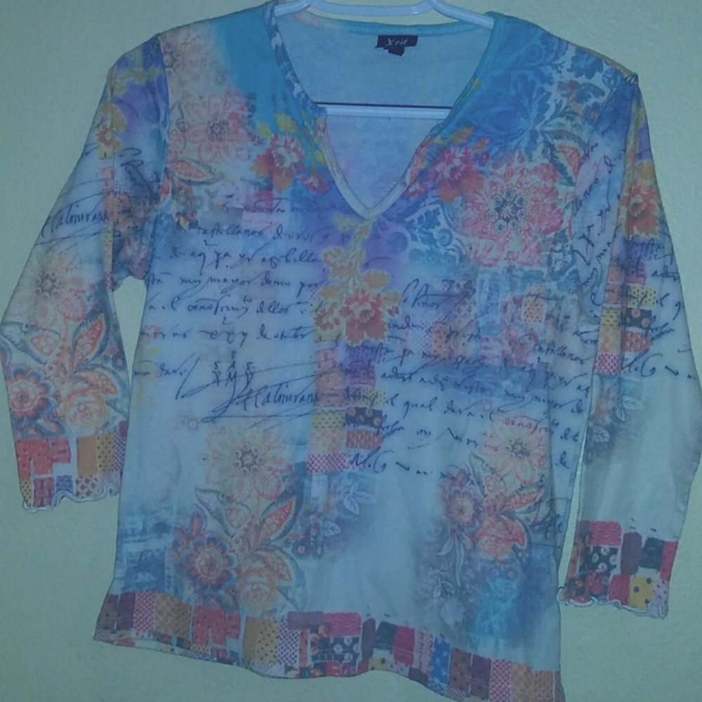 Xcit long sleeve shirt with beautiful design.